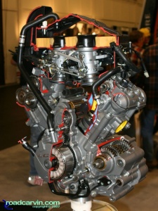 2007 Cycle World IMS - 2008 KTM LC8 Engine Cutaway